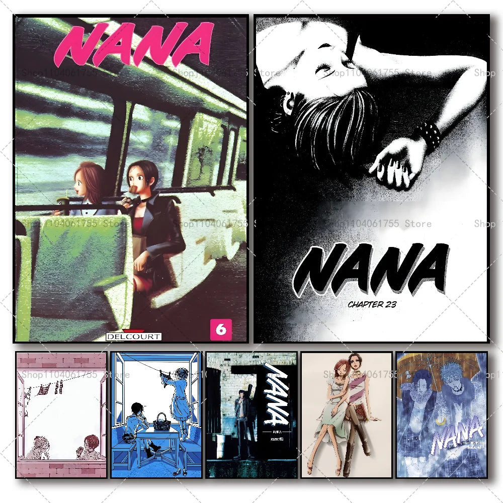 1PC Classic Anime NANA Poster Self-adhesive Art Waterproof Paper Sticker Coffee House Bar Room Wall Decor 1PC Classic Anime NANA Poster Self-adhesive Art Waterproof Paper Sticker Coffee House Bar Room Wall Decor